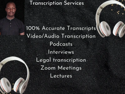 Accurate transcripts, Closed Captions [SRT] and SDH subtitles