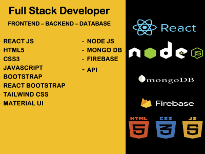 Full Stack Developer for MERN React Html Css JavaScript NodeJS | Upwork