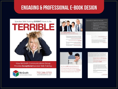 Modern ebook design and white paper layout design in Adobe Indesign