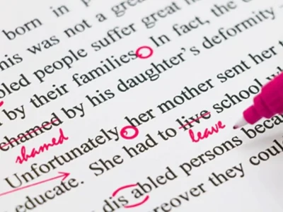 Quick blog/content proofreading - typos, grammar, light editing.