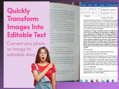 Image/Photo to Editable text