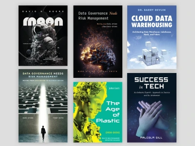 A sleek cover design for your data science, IT, or marketing book