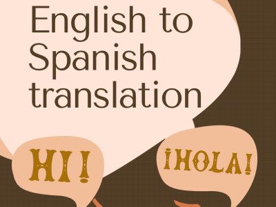 A Quality text translation from English to Spanish (Mexico)