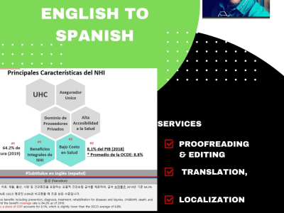 Any medical/legal-related document translated from English to Spanish.