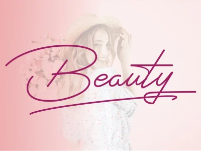 A real handwritten signature logo, handmade design
