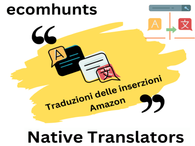 An SEO optimized listing Translation into English, Dutch, German, Italian.