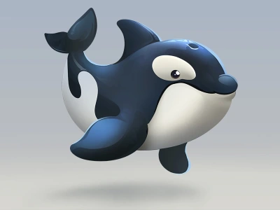 An animal art, pet, creatures and game art in cartoon style