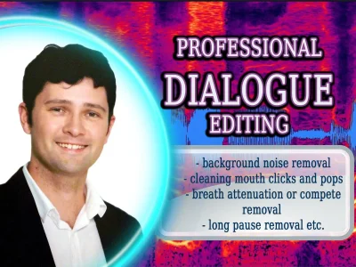 Professional dialogue editing for your voiceover
