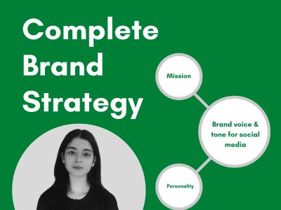 Brand strategy, mission statement, vision statement, brand voice & tone