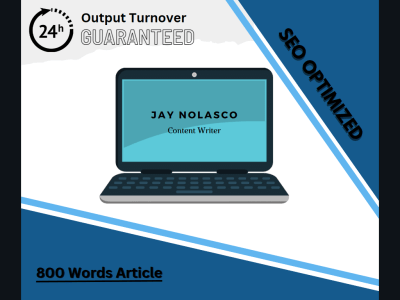A 800-word well-organized and SEO-optimized article within 24 hours.