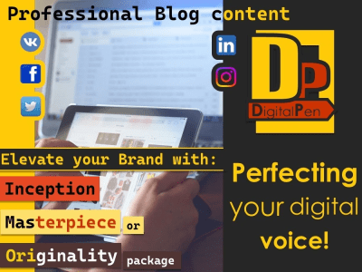 Boost in your brand with our business blog content