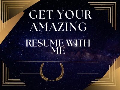 A professional resume or cv in English.....