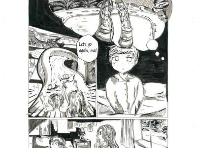 Manga comic book design
