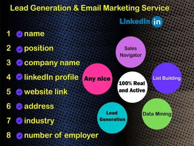 Lead Generation, List Building, Data Mining, Sales Navigator