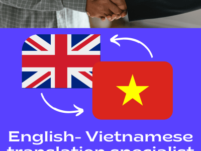 Vietnamese-English Translation specialist/ transcriber/ data entry