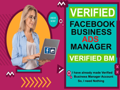 A verified Facebook business manager and be reinstated account