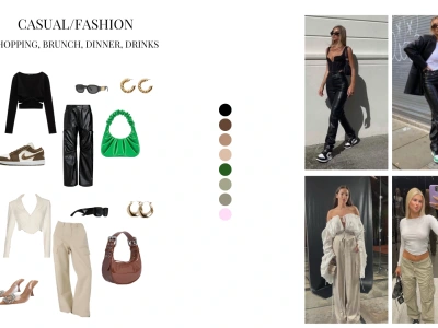Outfits styled for you with shoppable links and wearable pieces
