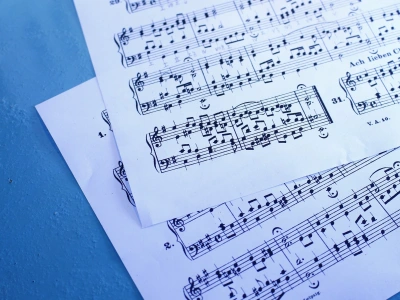 A piano instrumental backing track accompaniment