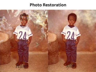 A Photo Restoration of Old Photos, Manipulation, Retouching, Colorization