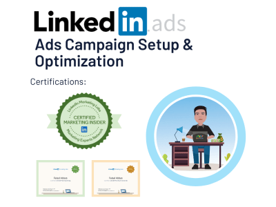 LinkedIn ads setup, optimization and management
