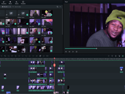 Fully edited visuals for your music