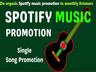 Spotify promotion to increase Spotify monthly listeners