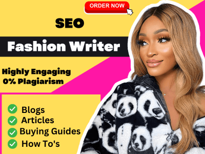 SEO Fashion & Beauty Articles/Blog Posts by a Fashion Writer| Beauty Writer