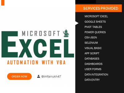 A customized excel spreadsheet