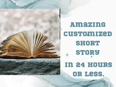 An amazing customized short story in 24 hours or less.