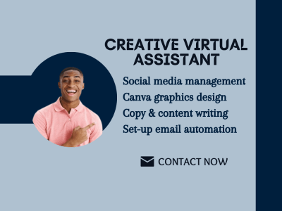 A creative virtual assistant personal social media assistant