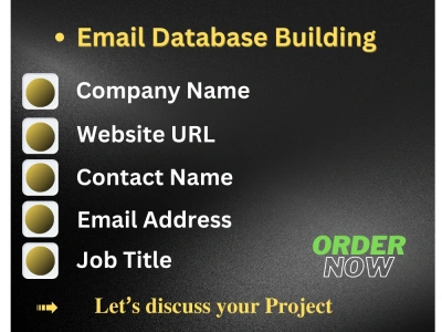 Email Database Building services for your targeted Industry by Sales Nav.