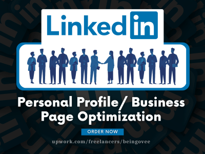 Professional and optimized LinkedIn page or profile