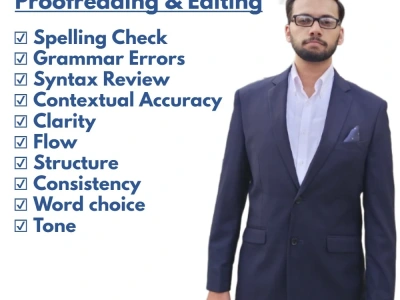 Quick Proofreading, Editing, and Formatting of Your Manuscript