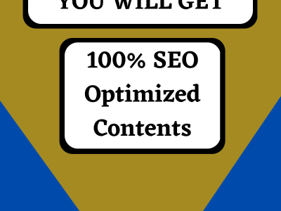 100% SEO optimized contents | Upwork