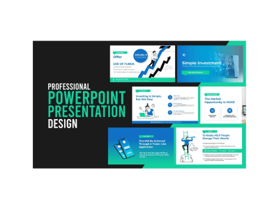 An investor-ready Pitch deck or Powerpoint Presentation
