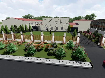 Industrial steel structures design modelling, 2d and 3d drafting