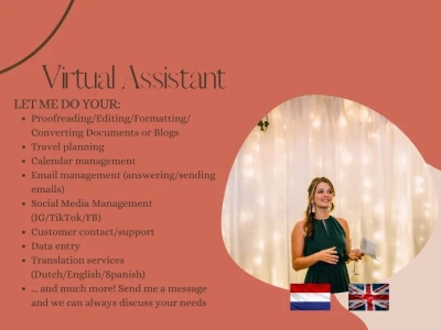 Anything you want from me as your short-term VA