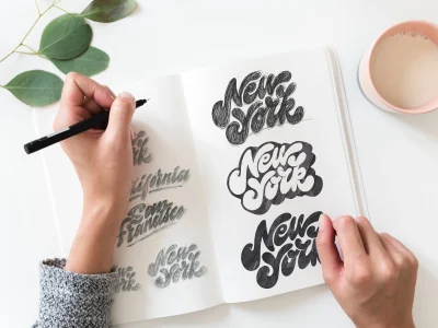 A dynamic hand-lettering logo design | Upwork