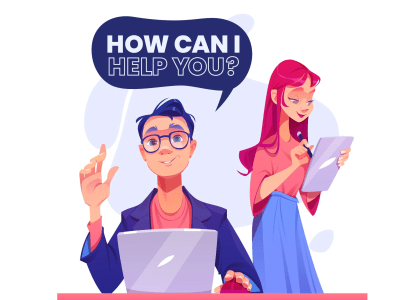 Custom 2D Flat Illustrations for Your Website or App