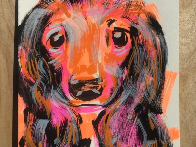 Get your pet painted in Pop Art style!