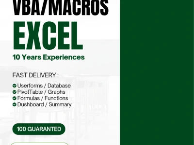 Custom Excel solutions with Formula /VBA macros. | Upwork