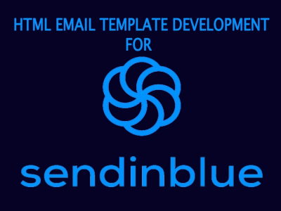 Professional Sendinblue HTML email template newsletter