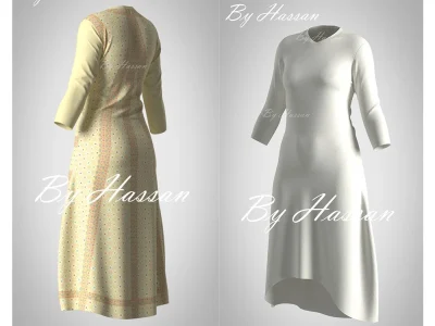 A 3d Fashion Apparel Virtual turntable render of your garment