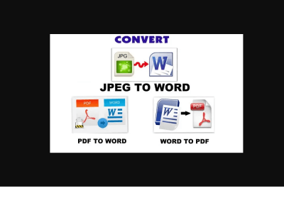 Your jpg to MS word or pdf