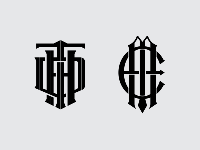 A unique and modern monogram logo for your business