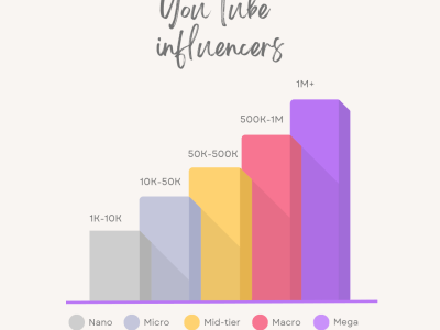 A data of influencers on Youtube and Instagram