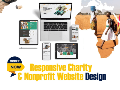 A responsive website for nonprofit organizations, charities and donations