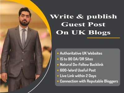 Do follow backlinks from UK sites via guest post and link insertion