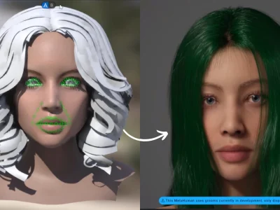 A Realistic 3D Metahuman Character - 3D character- Meta human