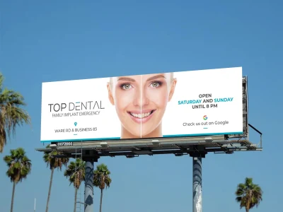 A creative Billboard, Signage, Roll-up, Yard Sign or backdrop designs